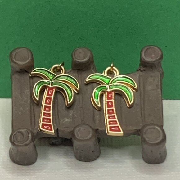 Palm Tree Earring, Tree Earring, Coconut Tree, Beach Earring, Gift Idea, Nature - Picture 2 of 7